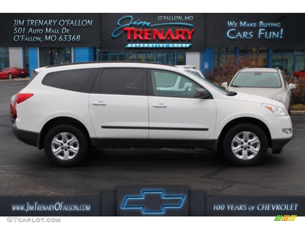 2012 Traverse LS - White / Dark Gray/Light Gray photo #1