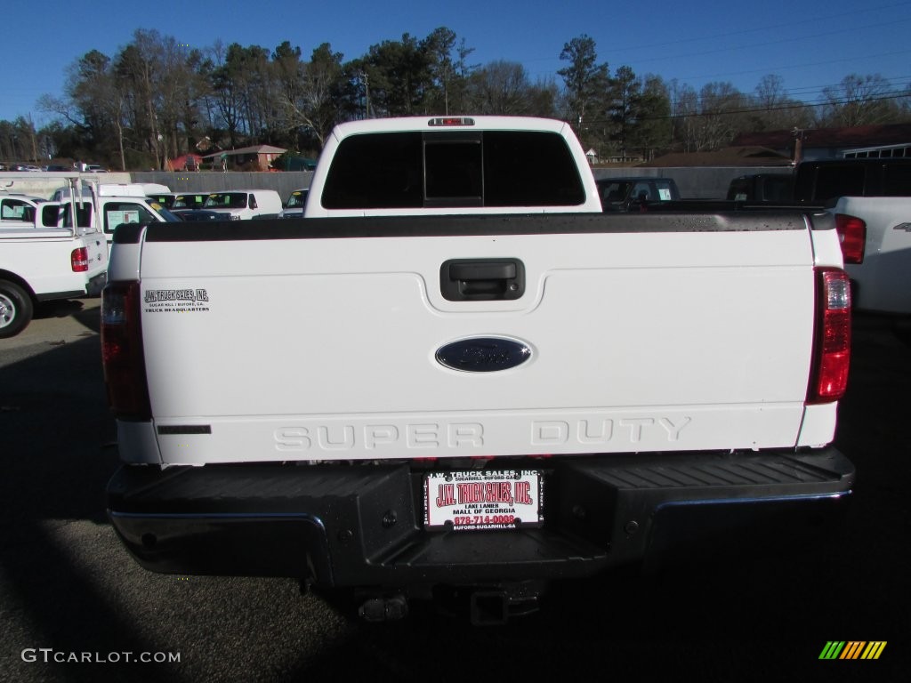 2012 F350 Super Duty Lariat Crew Cab 4x4 Dually - Oxford White / Black photo #9