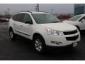 2012 White Chevrolet Traverse LS  photo #2