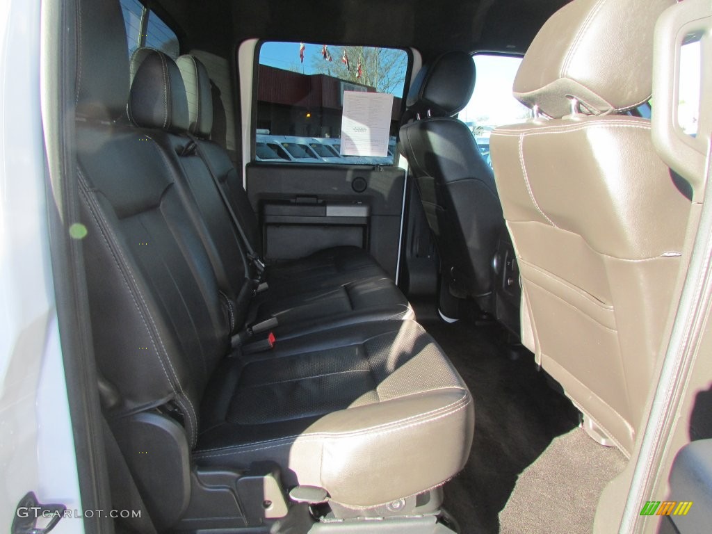 2012 F350 Super Duty Lariat Crew Cab 4x4 Dually - Oxford White / Black photo #41