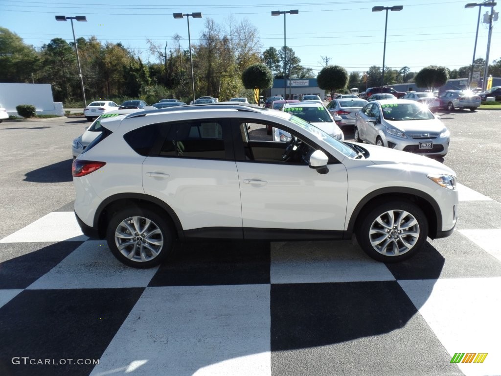 2015 CX-5 Grand Touring - Crystal White Pearl Mica / Sand photo #3
