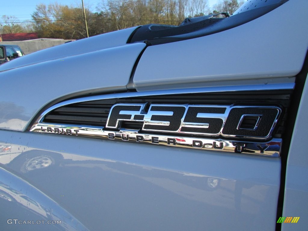 2012 F350 Super Duty Lariat Crew Cab 4x4 Dually - Oxford White / Black photo #50