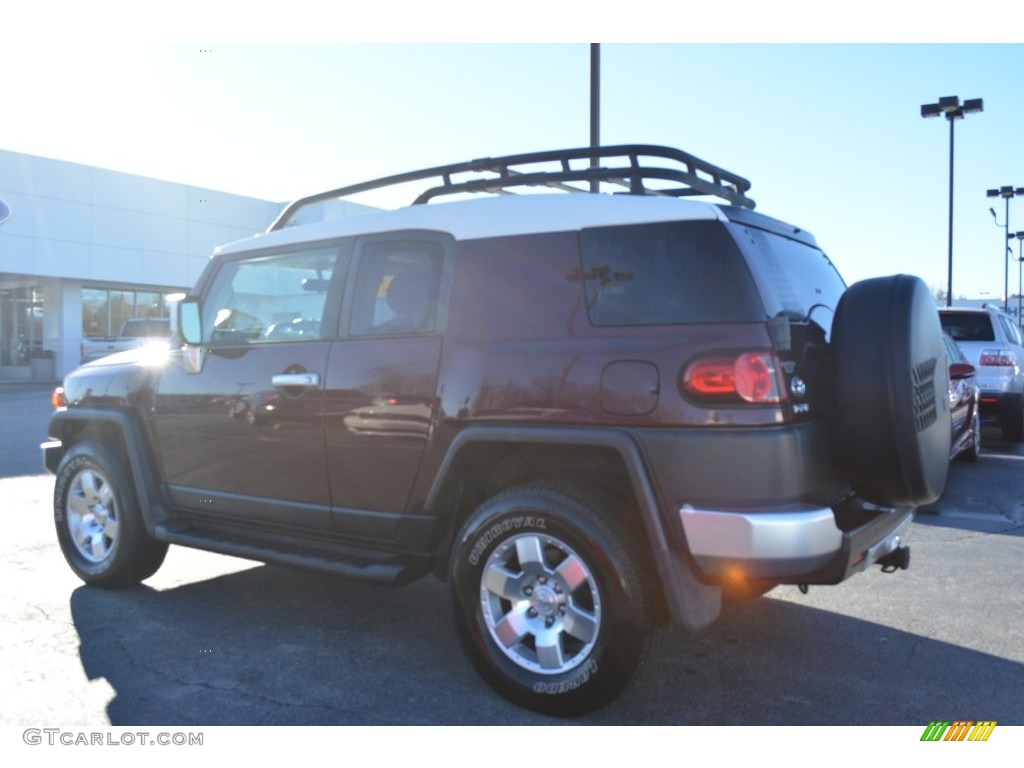 2007 FJ Cruiser 4WD - Black Cherry Pearl / Dark Charcoal photo #5