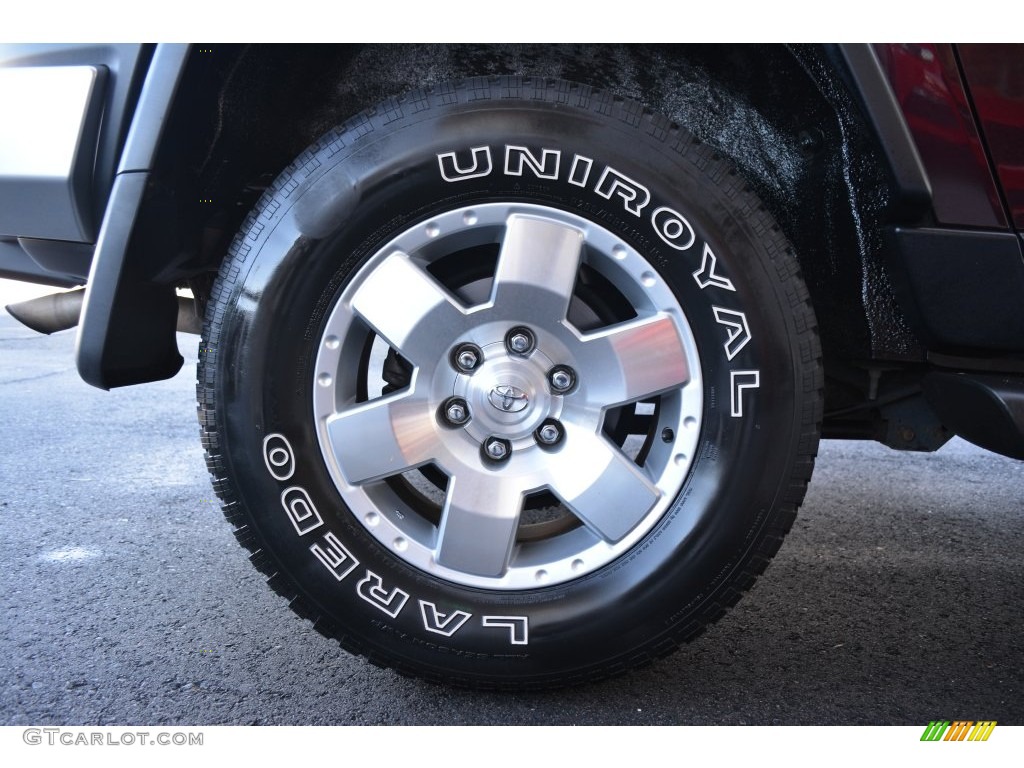 2007 FJ Cruiser 4WD - Black Cherry Pearl / Dark Charcoal photo #8