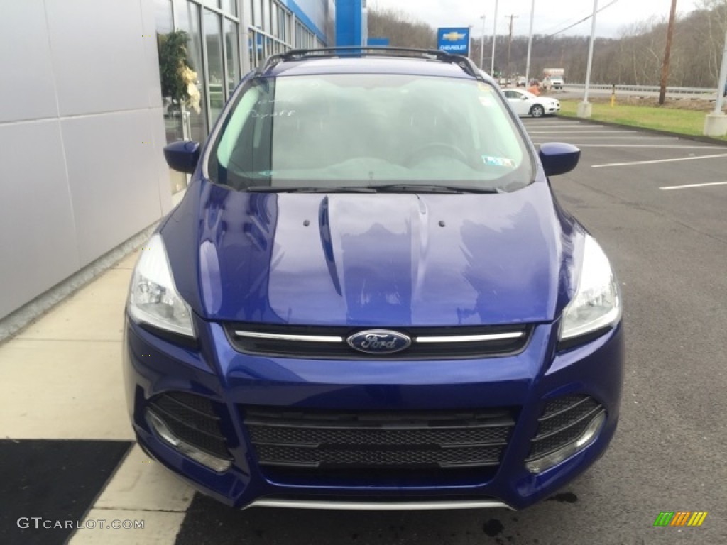 2013 Escape SE 1.6L EcoBoost 4WD - Deep Impact Blue Metallic / Medium Light Stone photo #7