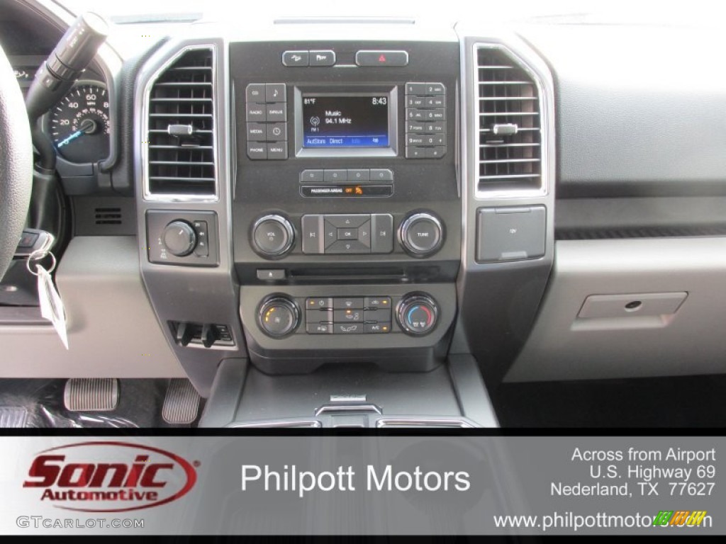 2016 F150 XLT SuperCrew 4x4 - Ingot Silver / Medium Earth Gray photo #26