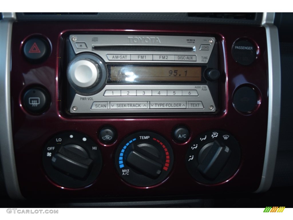 2007 FJ Cruiser 4WD - Black Cherry Pearl / Dark Charcoal photo #16