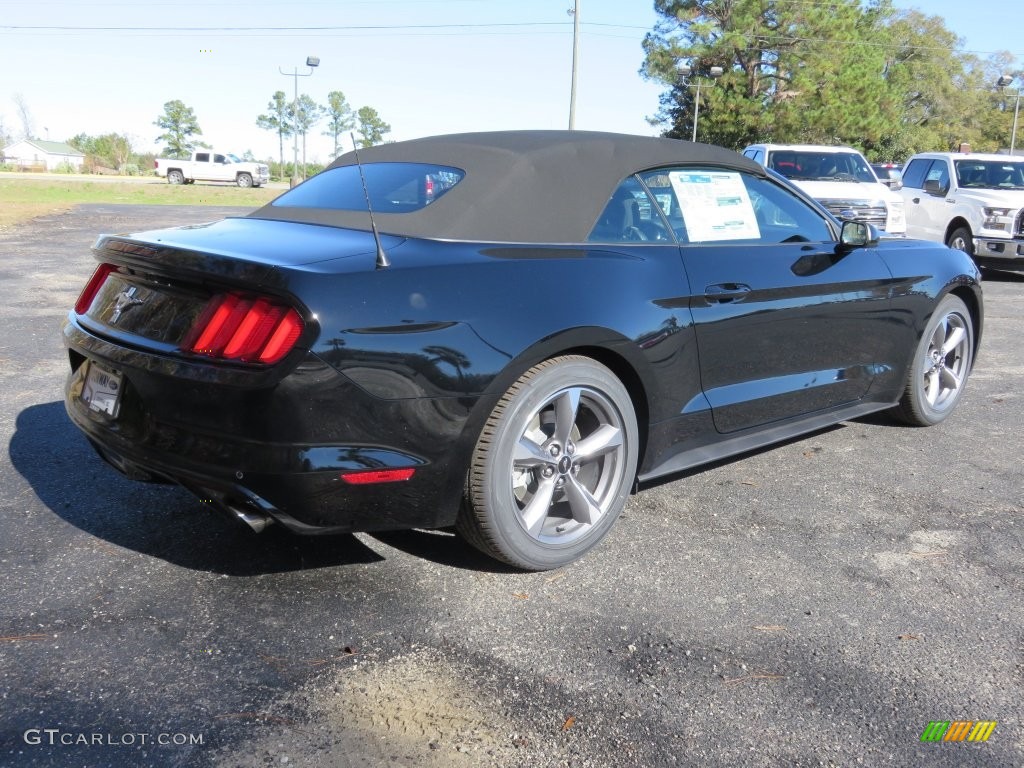 2016 Mustang V6 Convertible - Shadow Black / Ebony photo #3