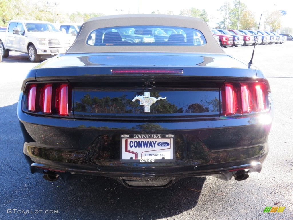 2016 Mustang V6 Convertible - Shadow Black / Ebony photo #4