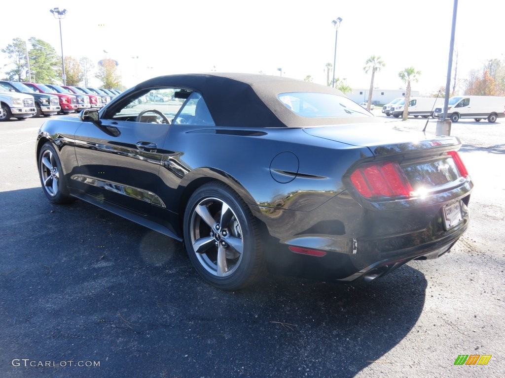 2016 Mustang V6 Convertible - Shadow Black / Ebony photo #5