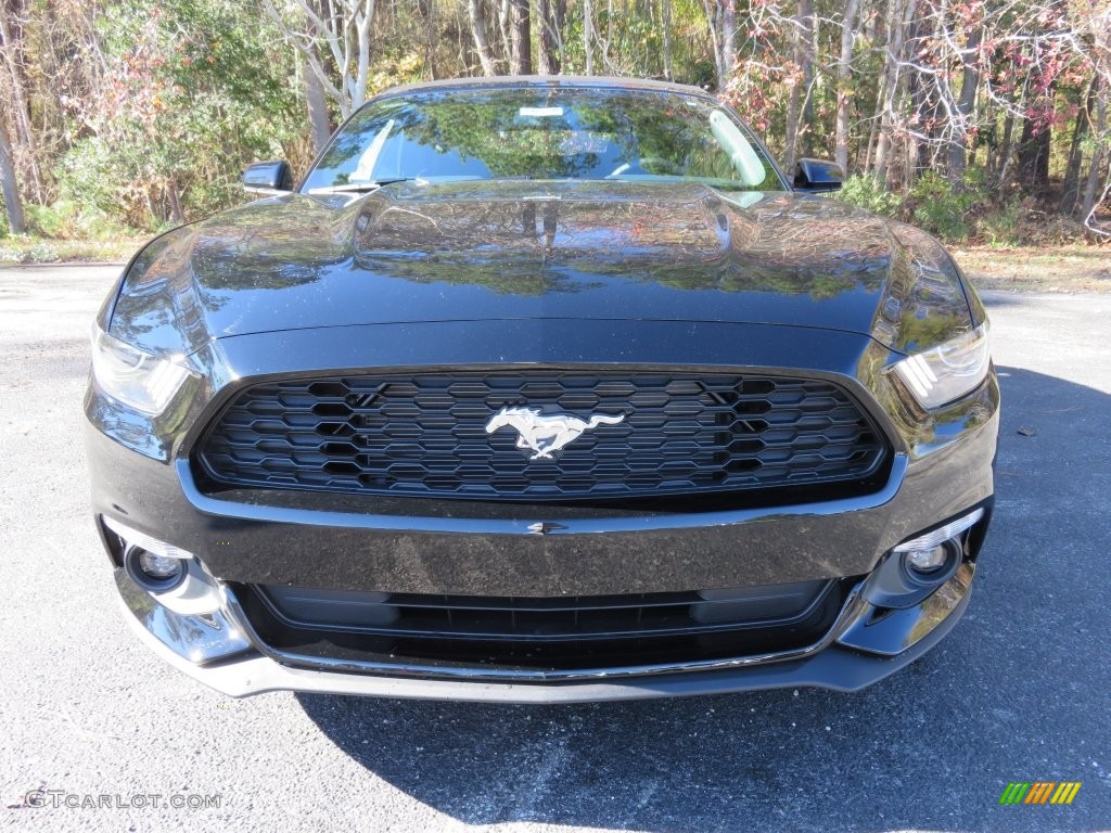 2016 Mustang V6 Convertible - Shadow Black / Ebony photo #8