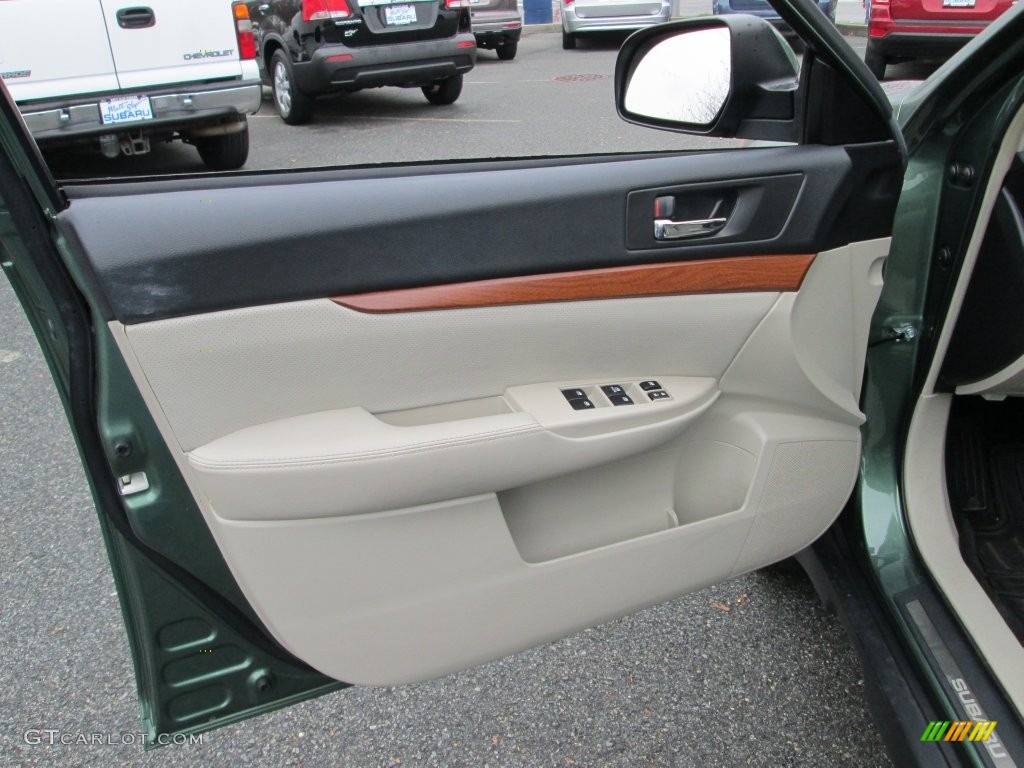 2013 Subaru Outback 2.5i Limited Warm Ivory Leather Door Panel Photo #109438851