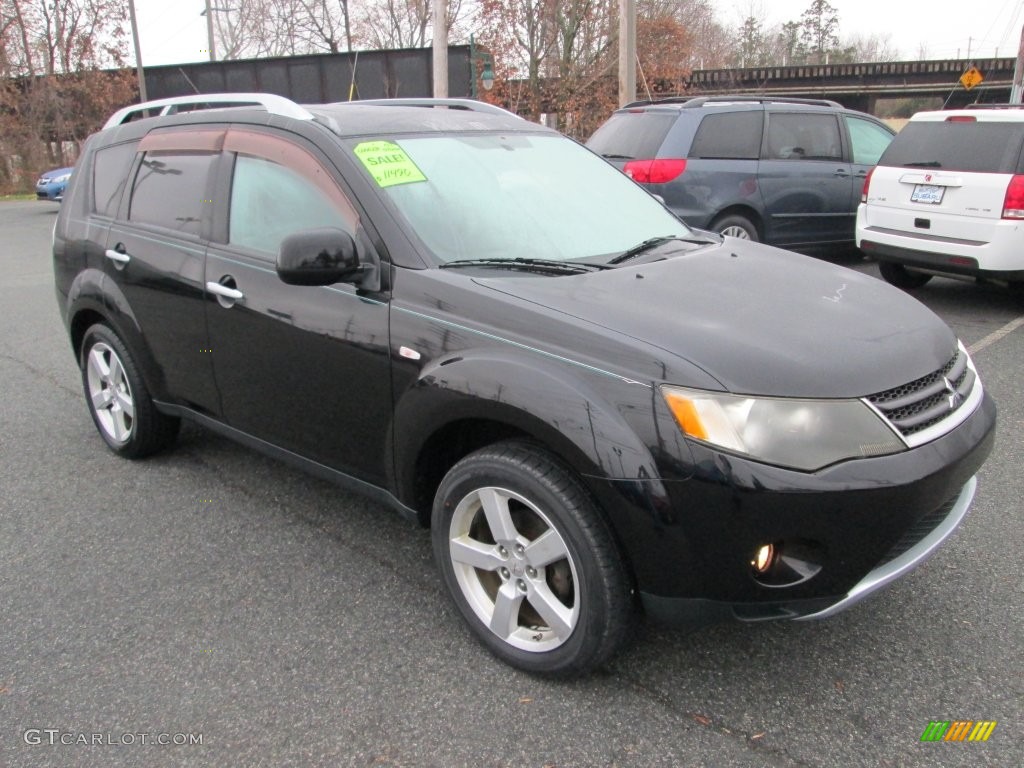 Labrador Black Pearl 2007 Mitsubishi Outlander XLS 4WD Exterior Photo #109439307