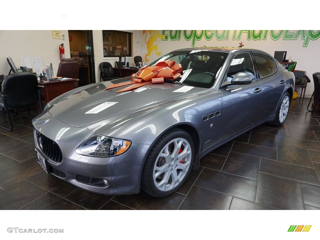 2012 Quattroporte S - Grigio Alfieri (Grey) / Nero photo #1