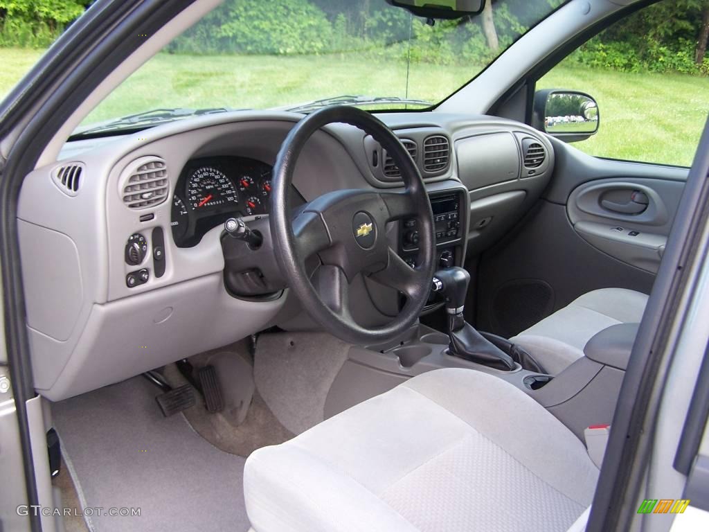 2008 TrailBlazer LT 4x4 - Graystone Metallic / Light Gray photo #15