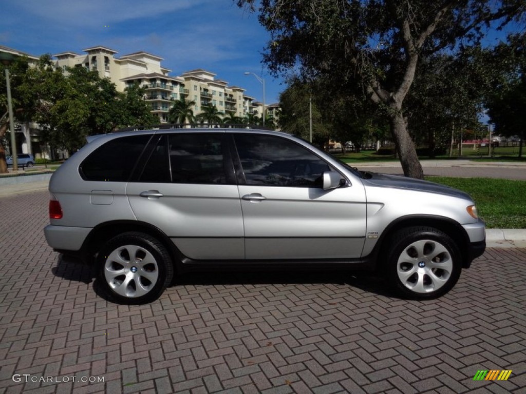 Titanium Silver Metallic 2002 BMW X5 3.0i Exterior Photo #109442799