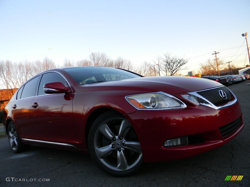 2008 GS 460 - Matador Red Mica / Black photo #2