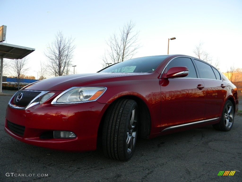 2008 GS 460 - Matador Red Mica / Black photo #6