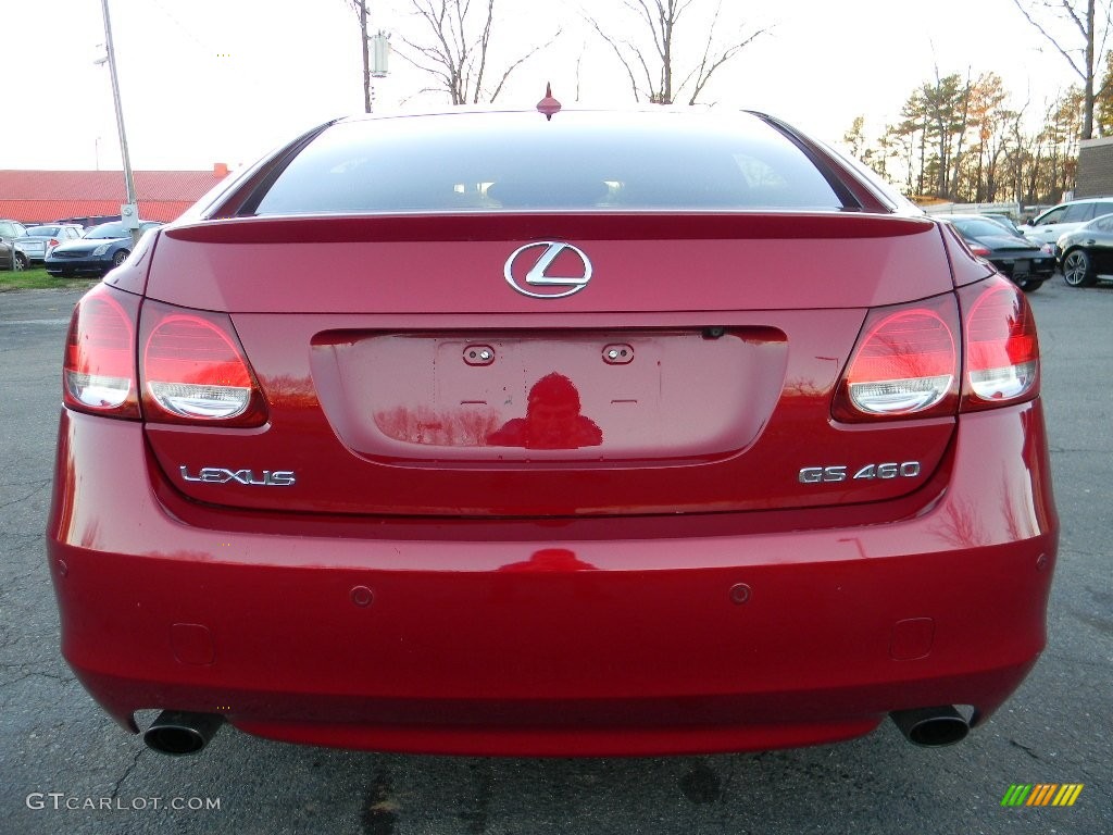 2008 GS 460 - Matador Red Mica / Black photo #9