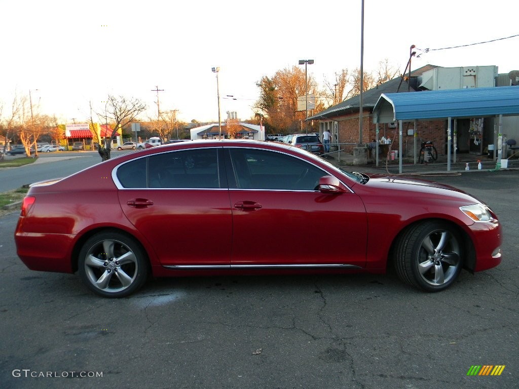 2008 GS 460 - Matador Red Mica / Black photo #11