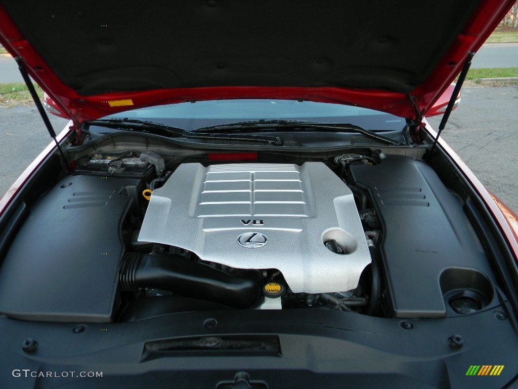 2008 GS 460 - Matador Red Mica / Black photo #25