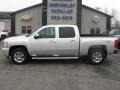 2013 Silver Ice Metallic Chevrolet Silverado 1500 LTZ Crew Cab 4x4  photo #1