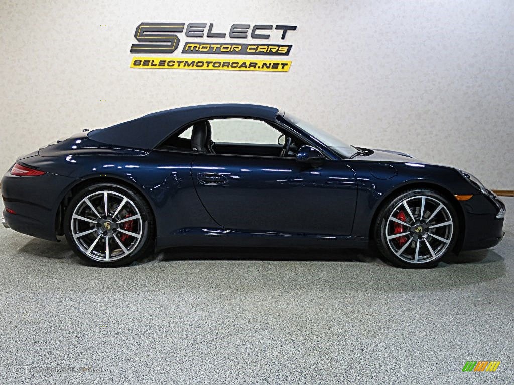 2012 911 Carrera S Cabriolet - Dark Blue Metallic / Black photo #5