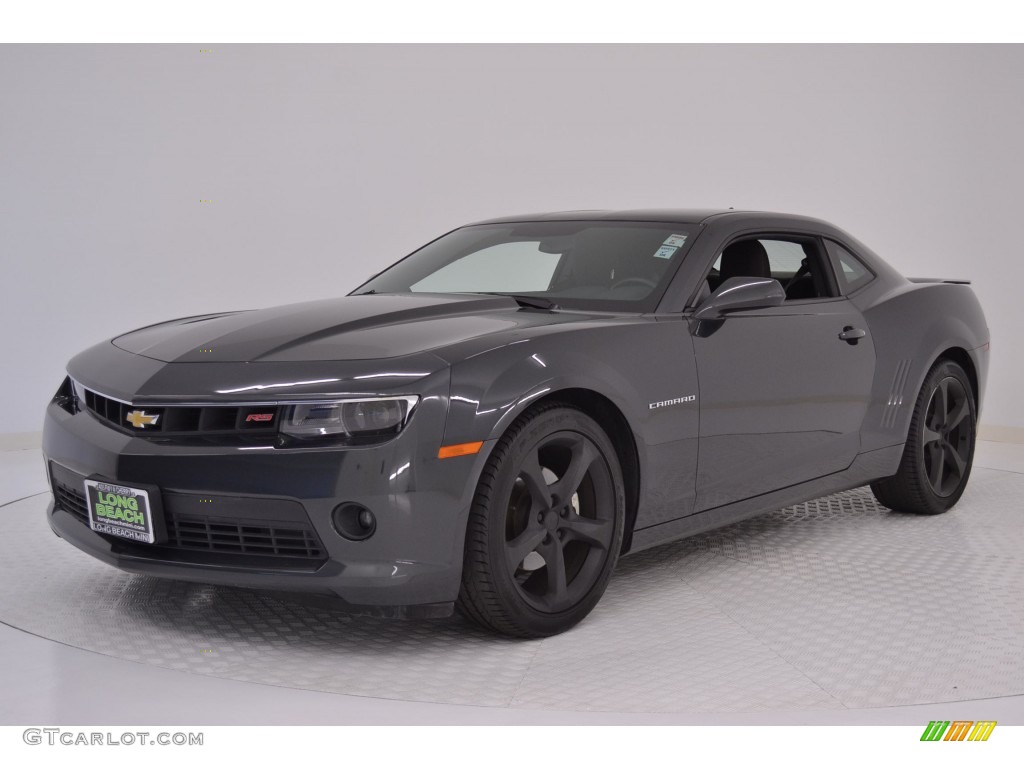 2014 Camaro LT Coupe - Ashen Gray Metallic / Black photo #3