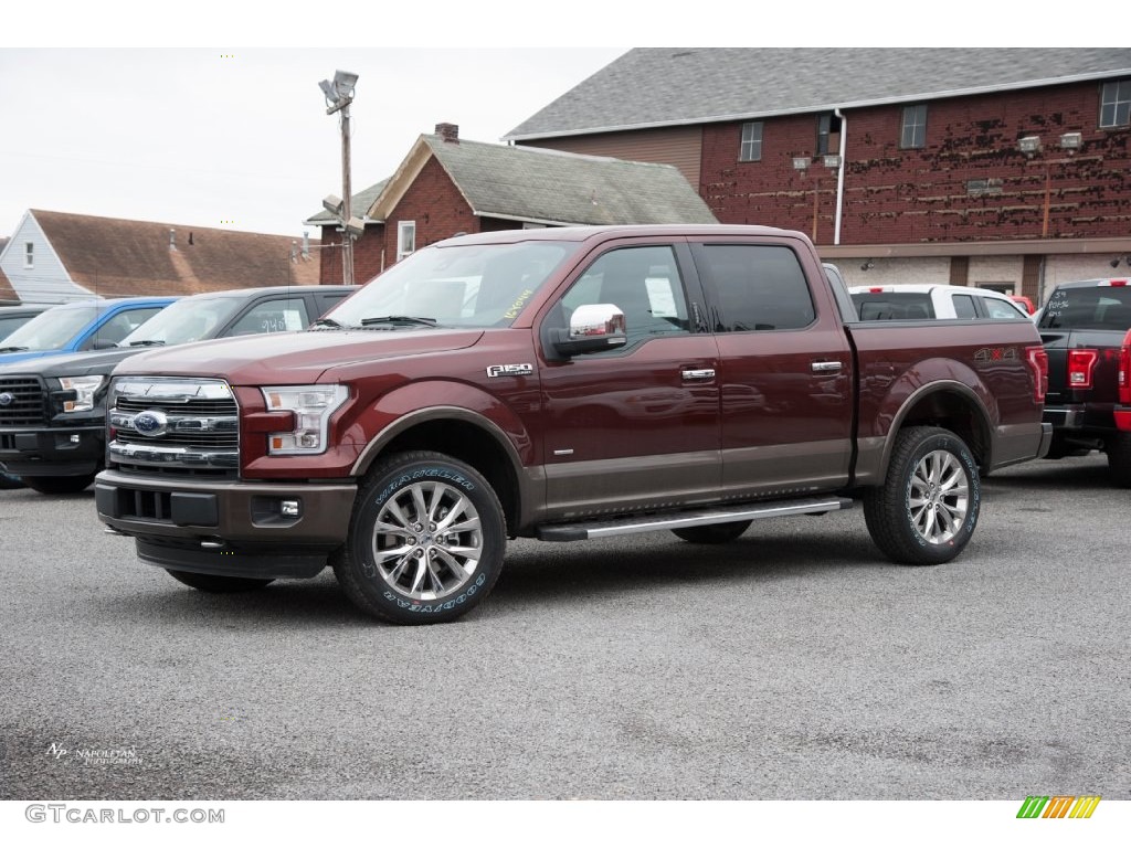 Bronze Fire 2016 Ford F150 Lariat SuperCrew 4x4 Exterior Photo #109448616