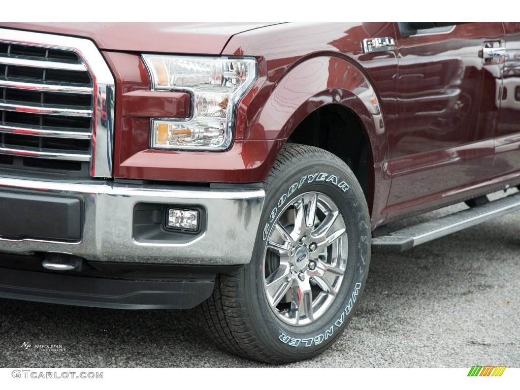 2016 F150 XLT SuperCab 4x4 - Bronze Fire / Medium Light Camel photo #2