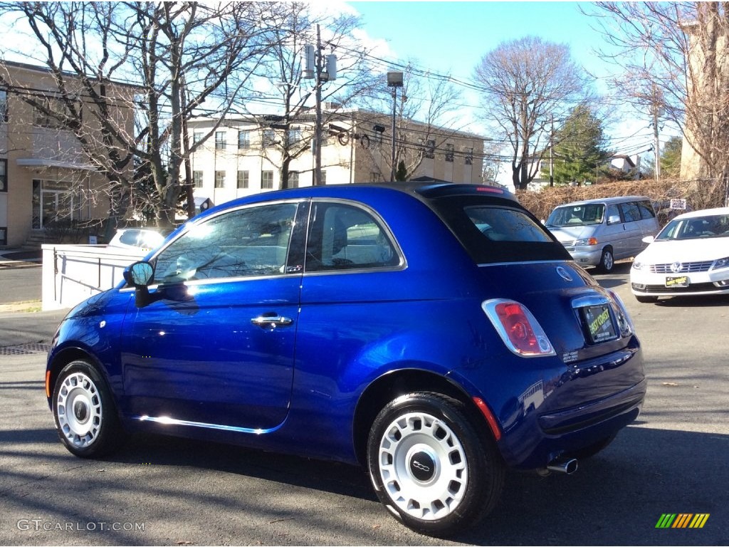 2013 500 c cabrio Pop - Azzuro (Blue) / Grigio/Nero (Gray/Black) photo #6