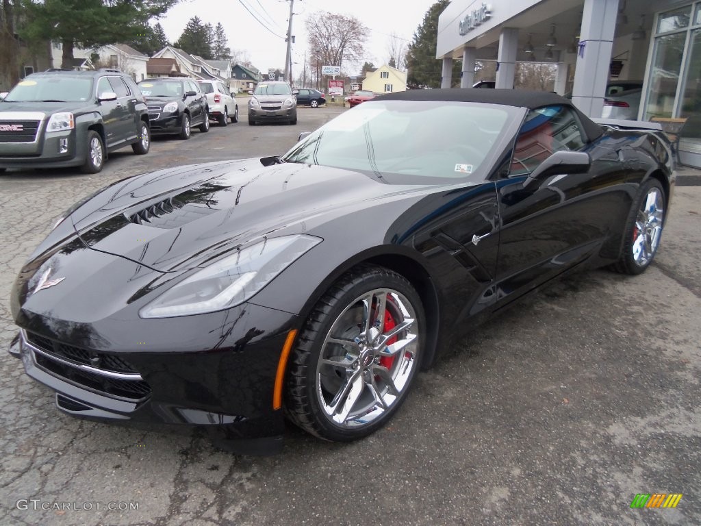 Black 2016 Chevrolet Corvette Stingray Convertible Exterior Photo #109452300