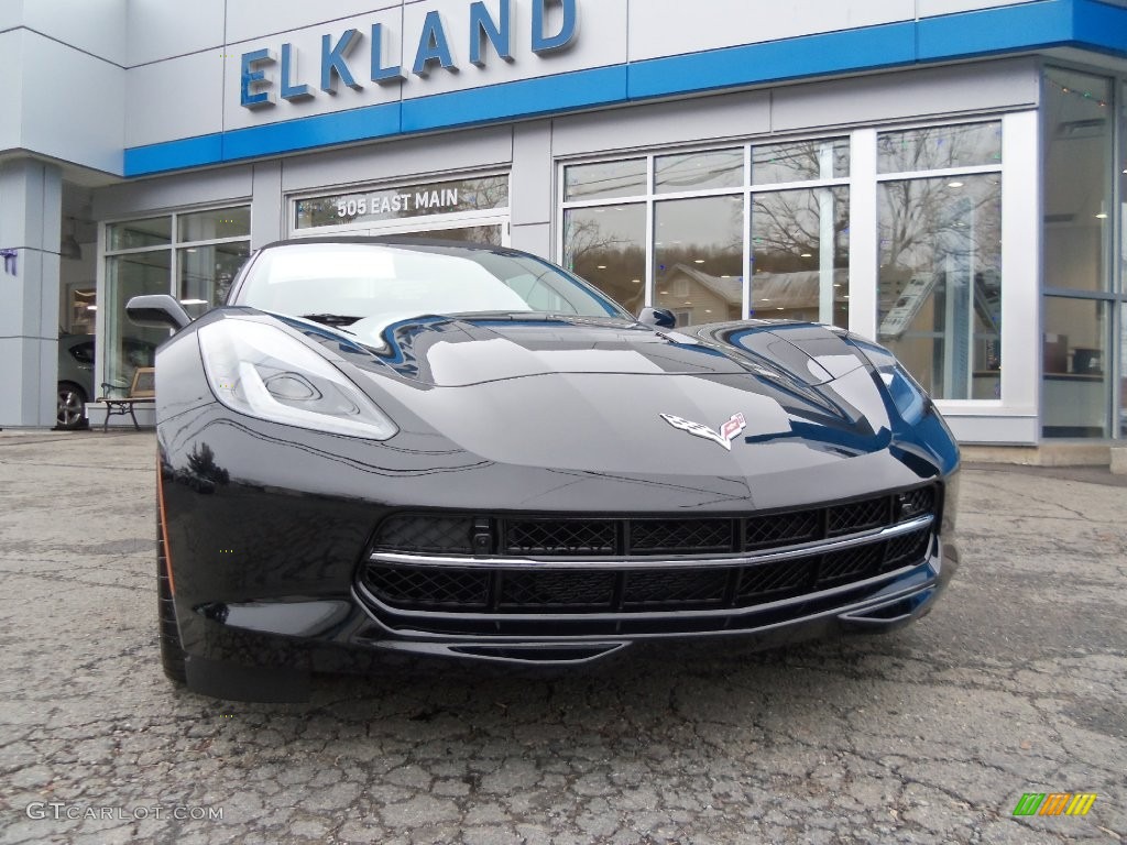 2016 Corvette Stingray Convertible - Black / Adrenaline Red photo #15