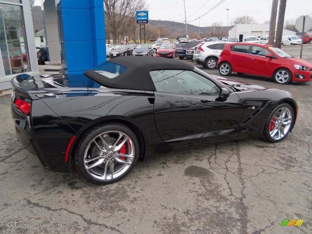 2016 Corvette Stingray Convertible - Black / Adrenaline Red photo #18