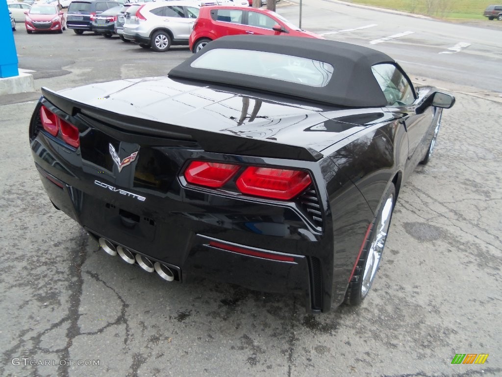 2016 Corvette Stingray Convertible - Black / Adrenaline Red photo #19