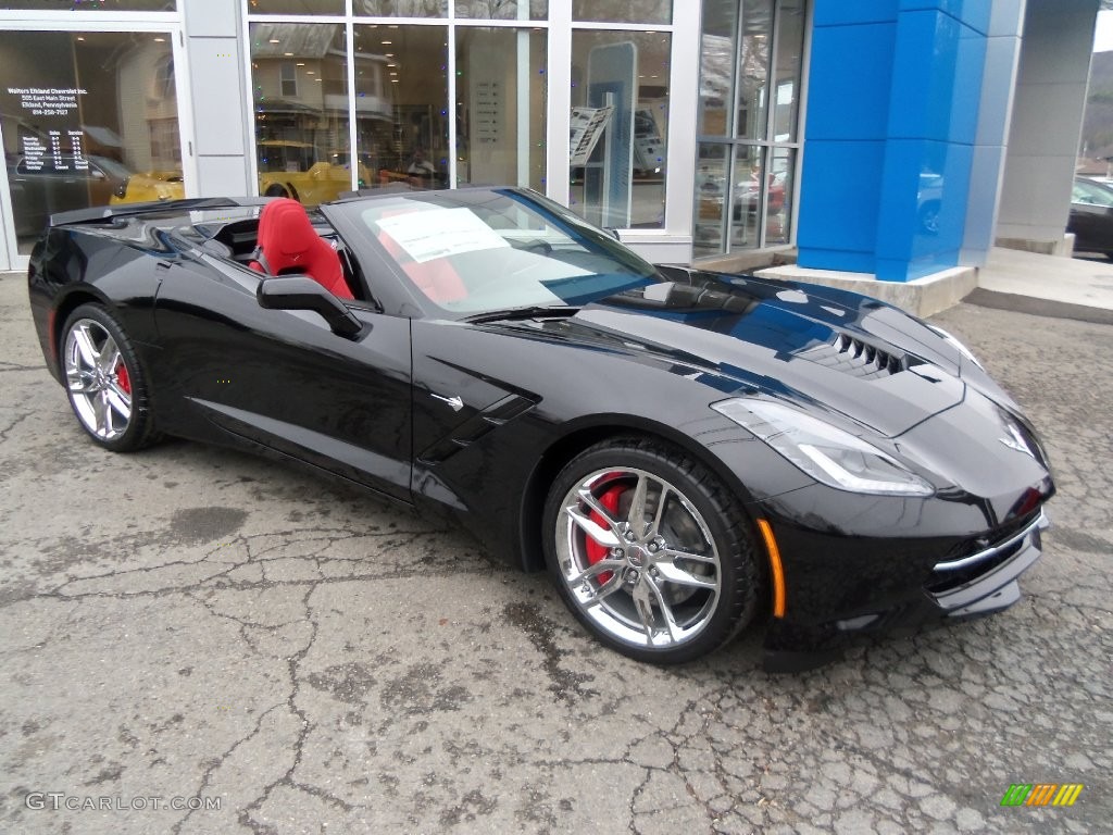 Black 2016 Chevrolet Corvette Stingray Convertible Exterior Photo #109452558