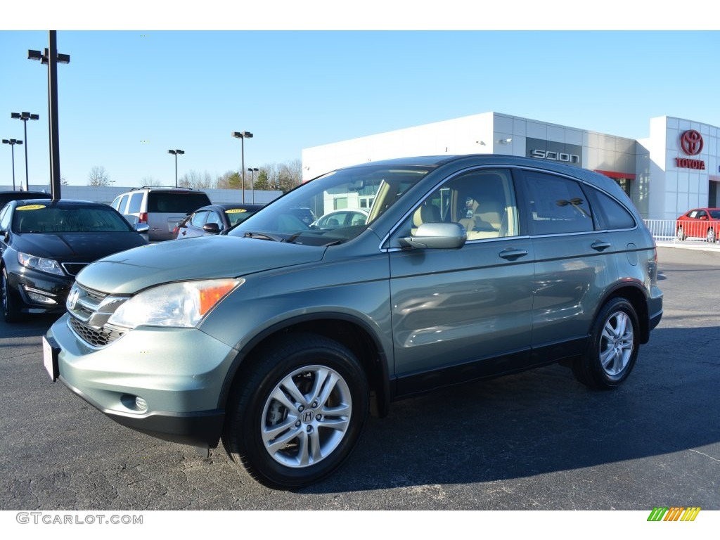 2011 CR-V EX-L - Opal Sage Metallic / Ivory photo #7