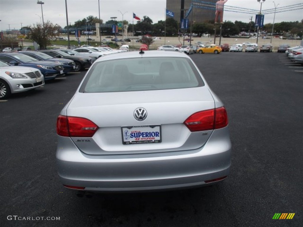 2014 Jetta SE Sedan - Reflex Silver Metallic / Titan Black photo #6