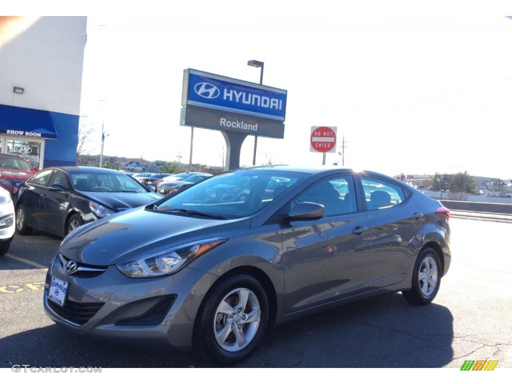 Gray Hyundai Elantra