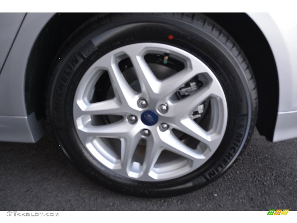 2016 Fusion SE - Ingot Silver Metallic / Charcoal Black photo #5