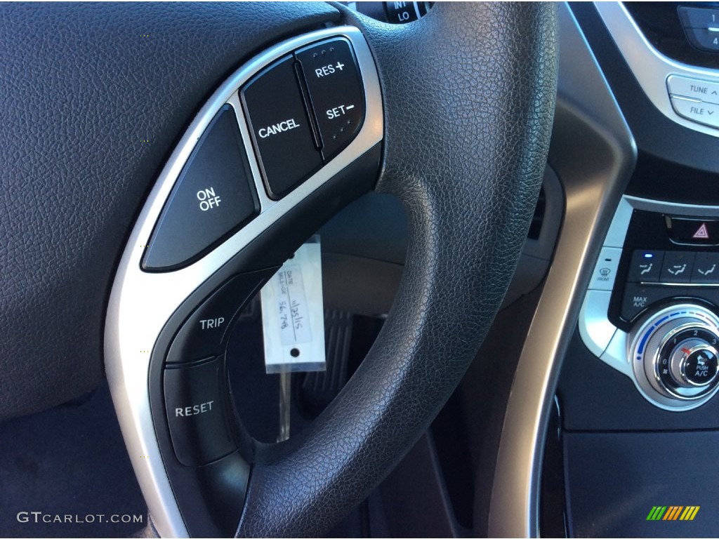 2012 Elantra GLS - Indigo Night Blue / Gray photo #18