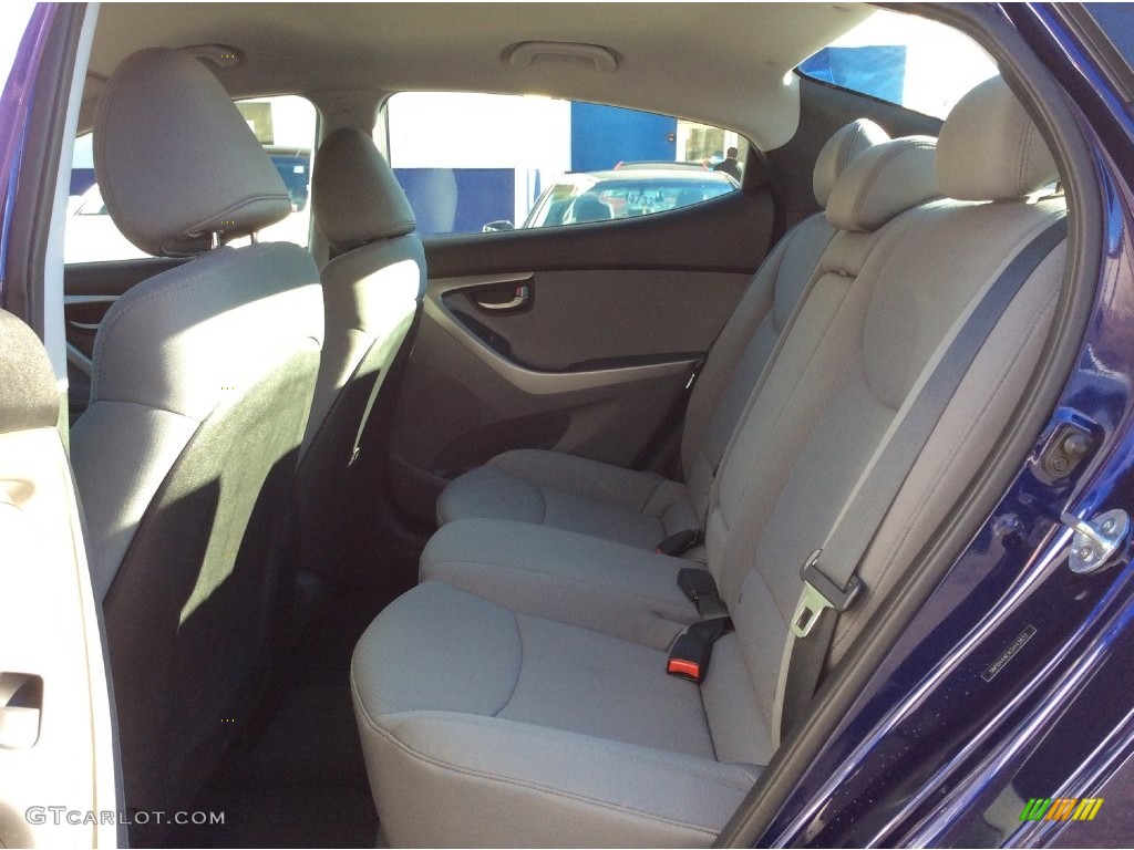2012 Elantra GLS - Indigo Night Blue / Gray photo #20
