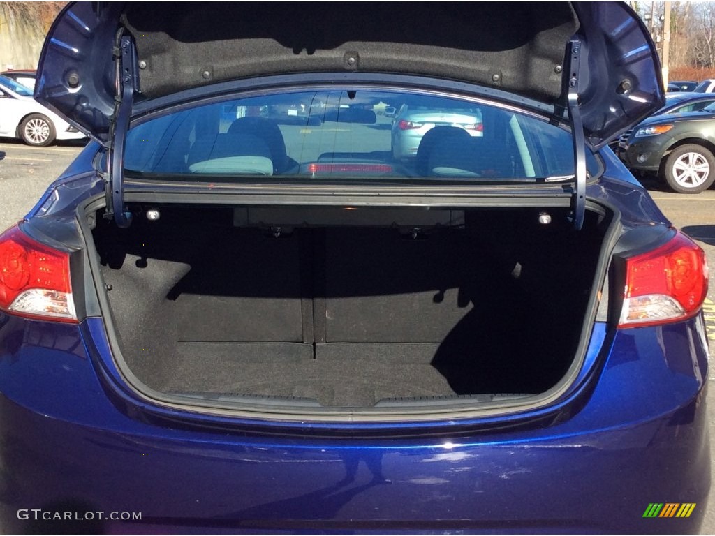 2012 Elantra GLS - Indigo Night Blue / Gray photo #21