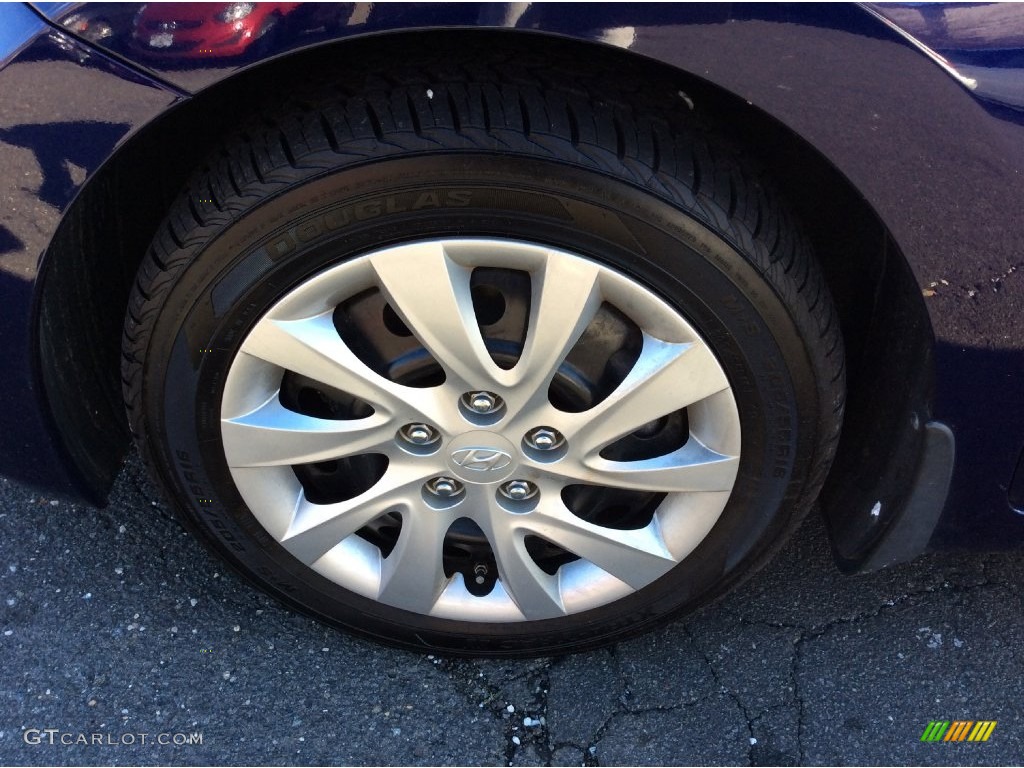 2012 Elantra GLS - Indigo Night Blue / Gray photo #28