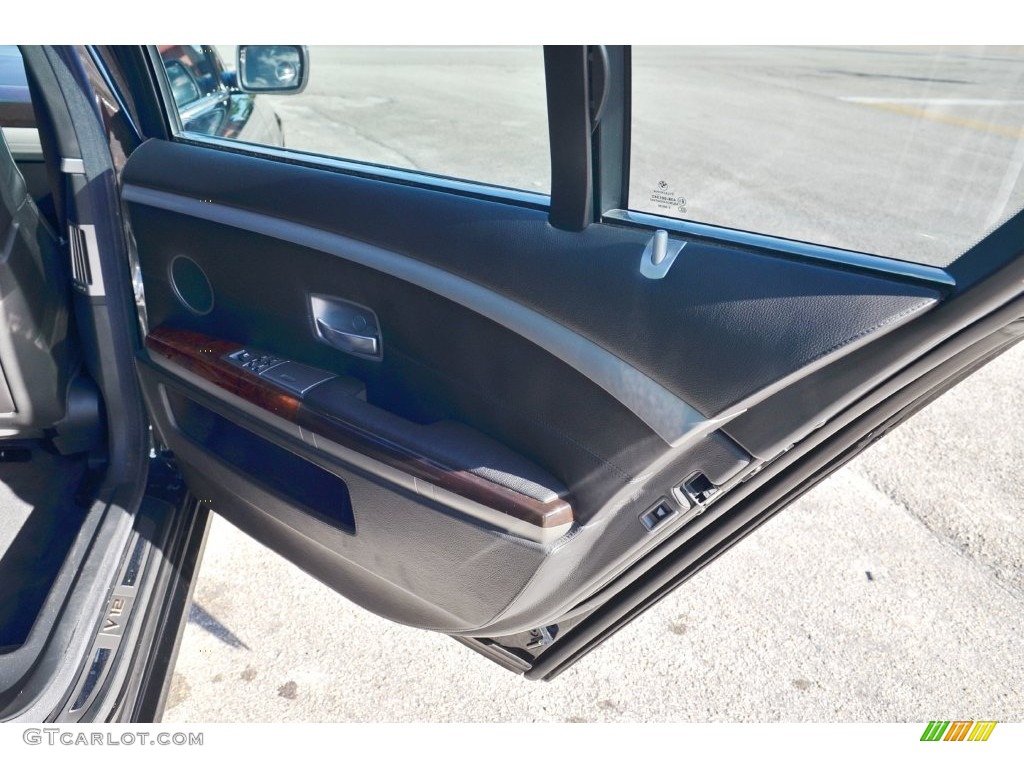 2006 7 Series 760Li Sedan - Jet Black / Black/Black photo #12