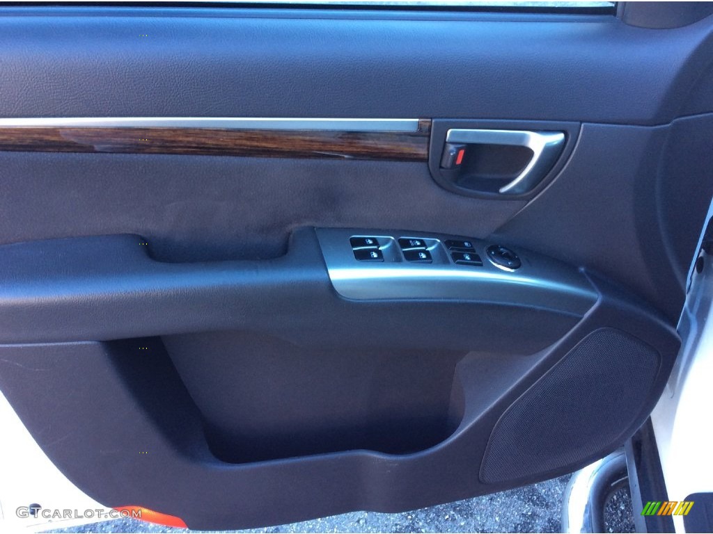 2010 Santa Fe SE 4WD - Pearl White / Cocoa Black photo #7