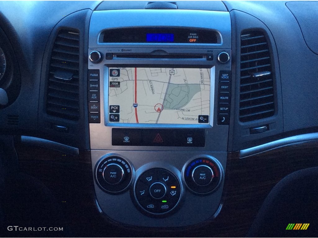 2010 Santa Fe SE 4WD - Pearl White / Cocoa Black photo #15