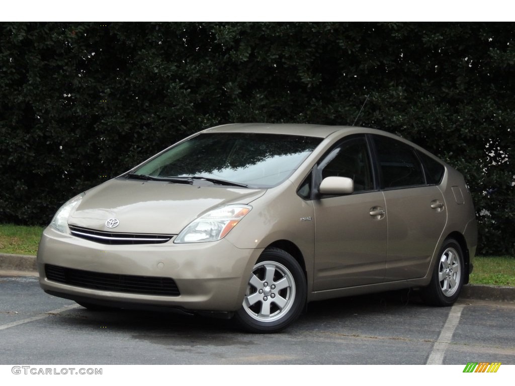 2006 Prius Hybrid - Driftwood Pearl / Beige photo #1