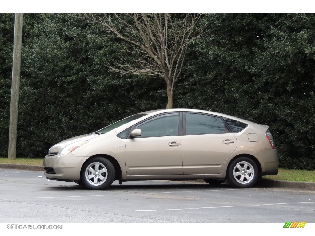 2006 Prius Hybrid - Driftwood Pearl / Beige photo #3