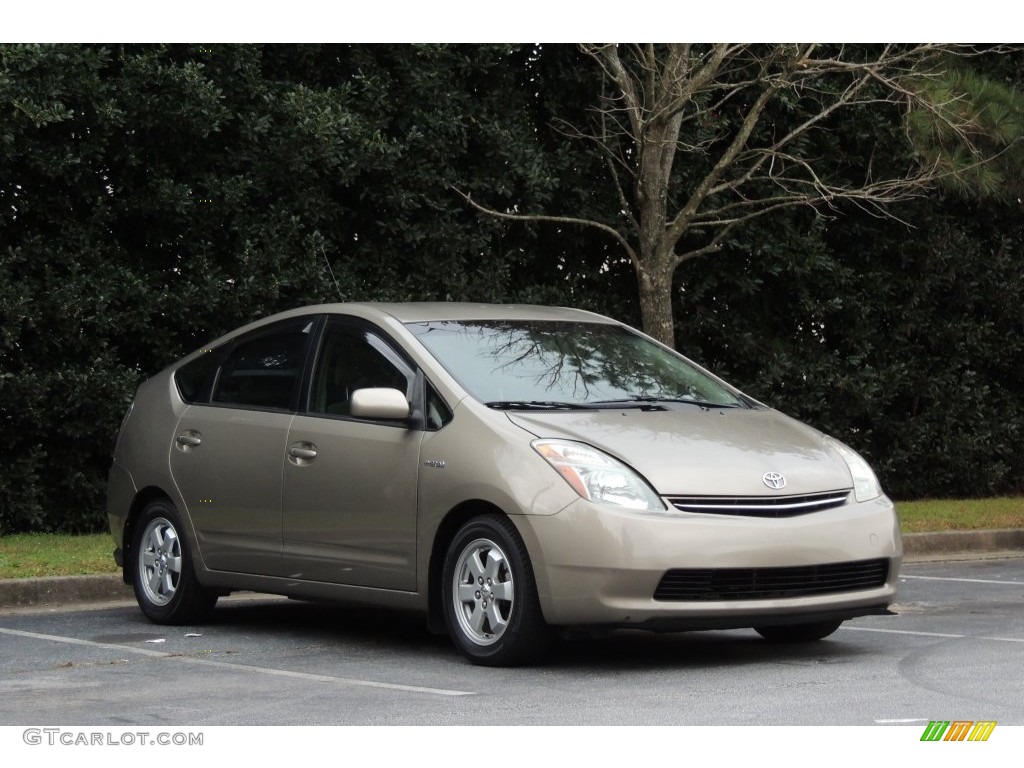 2006 Prius Hybrid - Driftwood Pearl / Beige photo #4